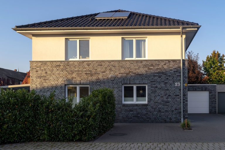 Einfamilienhaus Sendenhorst Rückseite - Bauunternehmen Warendorf